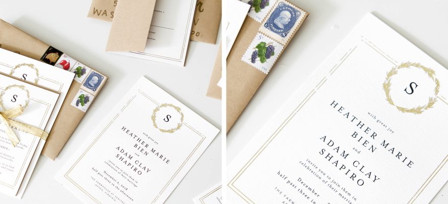 elegant wedding invitations